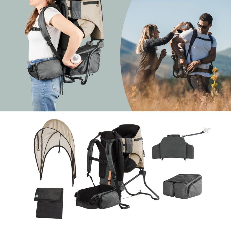 Porte bébé de randonnée Moov & Hike Dune Babymoov Ambiance 7