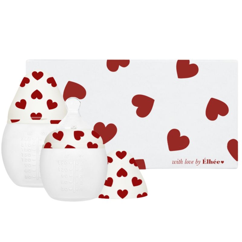 Coffret Full of Love Edition Limitée (2 biberons 150ml et 240ml et un lange) Elhée Produit 1