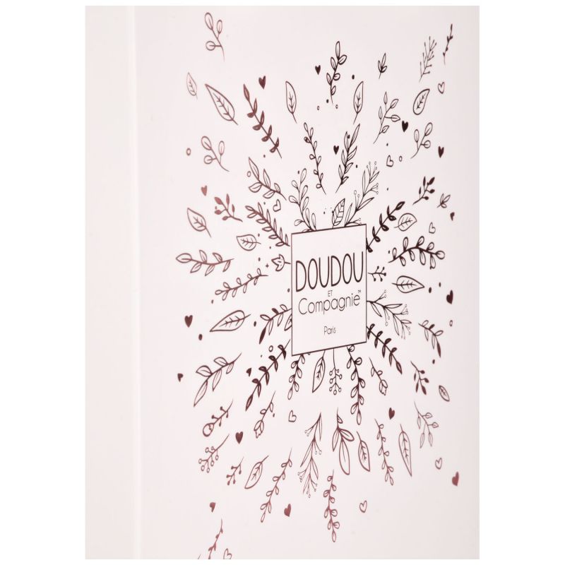 Veilleuse musicale projection d'étoiles ours rose Doudou et Compagnie Packaging 9