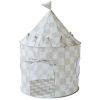 Tente de jeu en tissu recyclé Damier beige - 3 sprouts