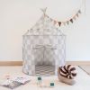 Tente de jeu en tissu recyclé Damier beige 3 sprouts Ambiance 4
