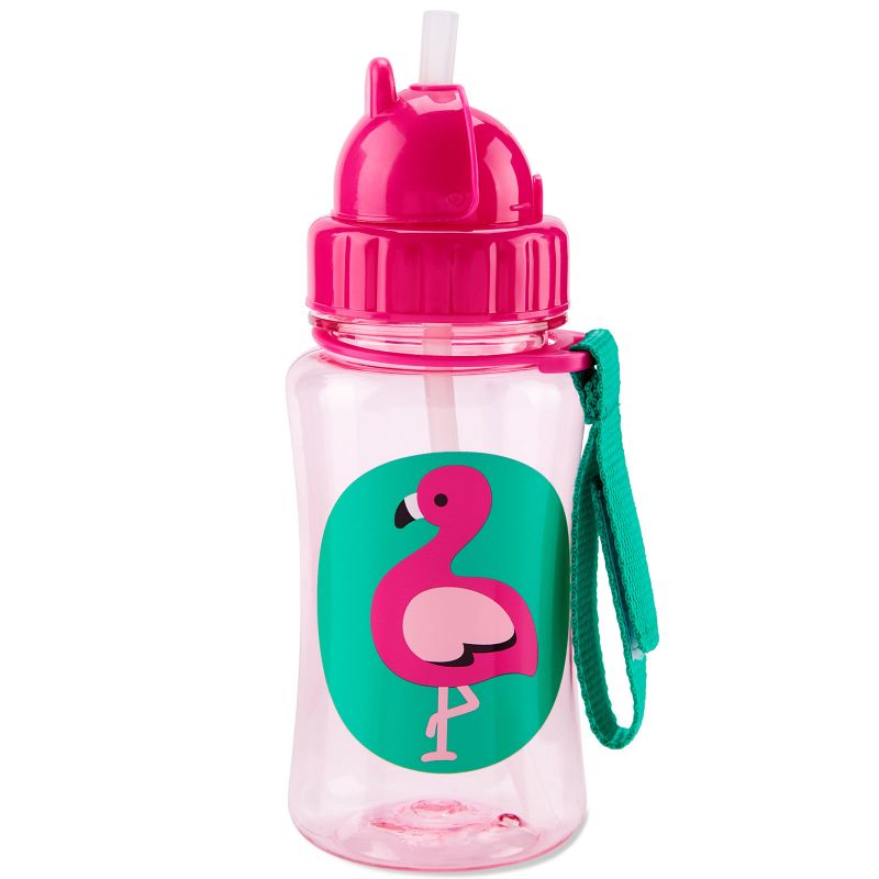 Gourde à paille Zoo Flamant Rose (350 ml) Skip Hop