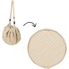 Tapis de jeu nomade 2 en 1 Organic Stripes Brown - Play&Go