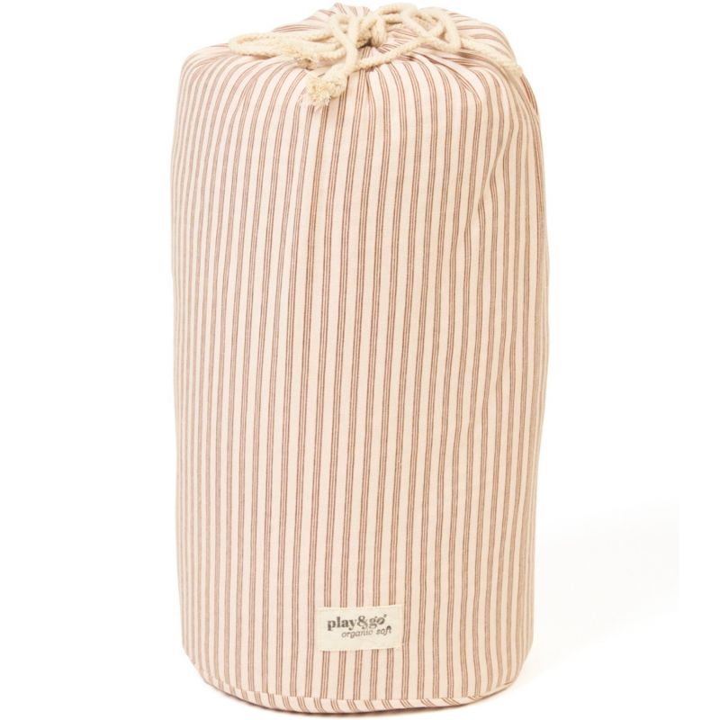 Tapis de jeu 2 en 1 Noomad Organic Soft Stripes Brown Play&Go Packaging 8
