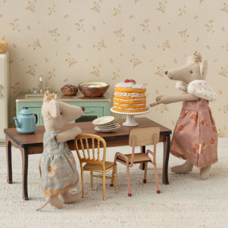 Gâteau de fête et son présentoir Souris Blanc cassé Maileg Ambiance 2