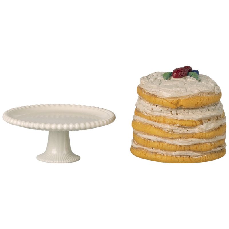 Gâteau de fête et son présentoir Souris Blanc cassé Maileg Produit 4