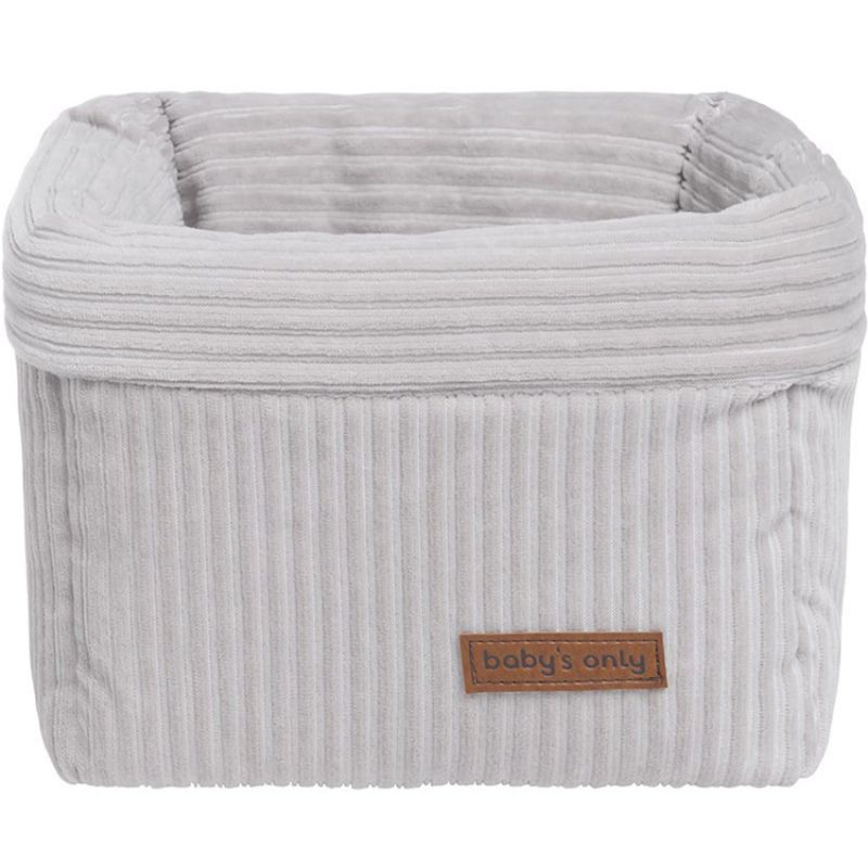 Panier de toilette Sense gris (18 x 18 cm) Baby's Only