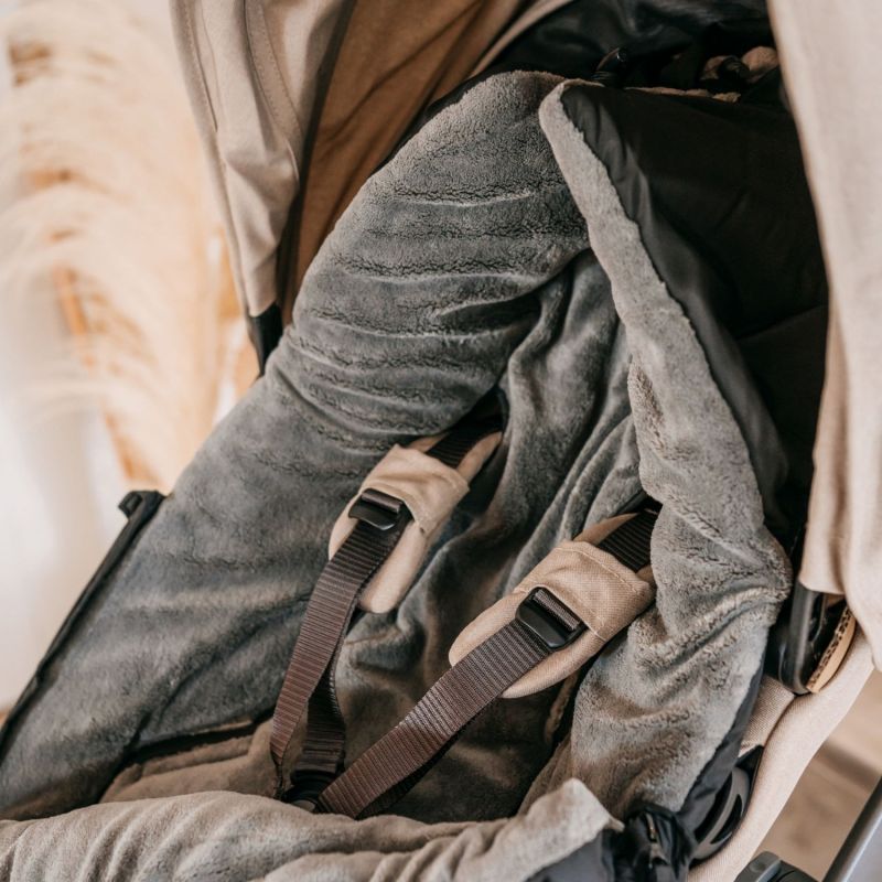 Chancelière thermique  AKIKO noir et gris pour poussette Kaiser Ambiance 3