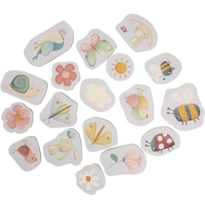 Stickers de bain en mousse Flowers & Butterflies (18 piÃ¨ces)