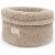 Variation Marron du produit Panier de toilette Latte Doodle (22 cm) de la marque Babyshower