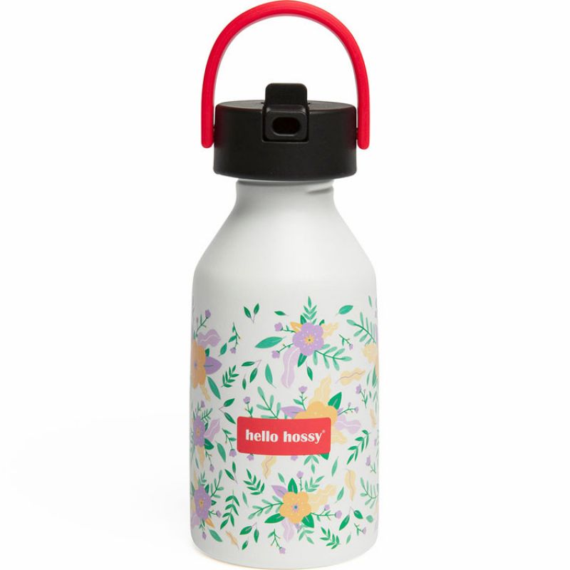 Gourde à paille Flowers (470 ml) Hello Hossy