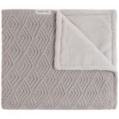 Couverture Teddy Sierra Urban Taupe (70 x 95 cm) - Baby's Only