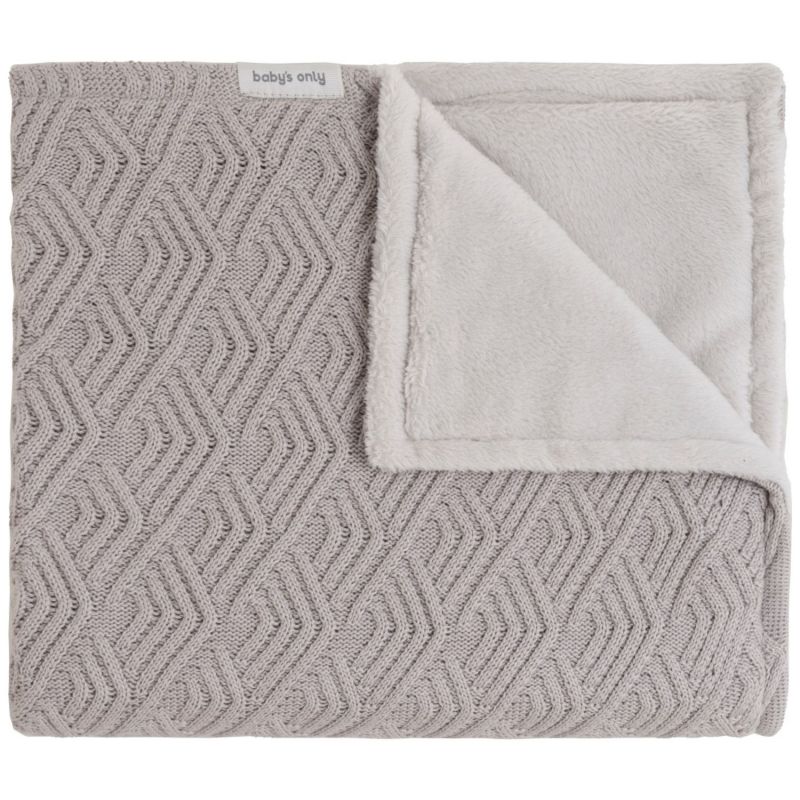 Couverture Teddy Sierra Urban Taupe (70 x 95 cm) Baby's Only Produit 1