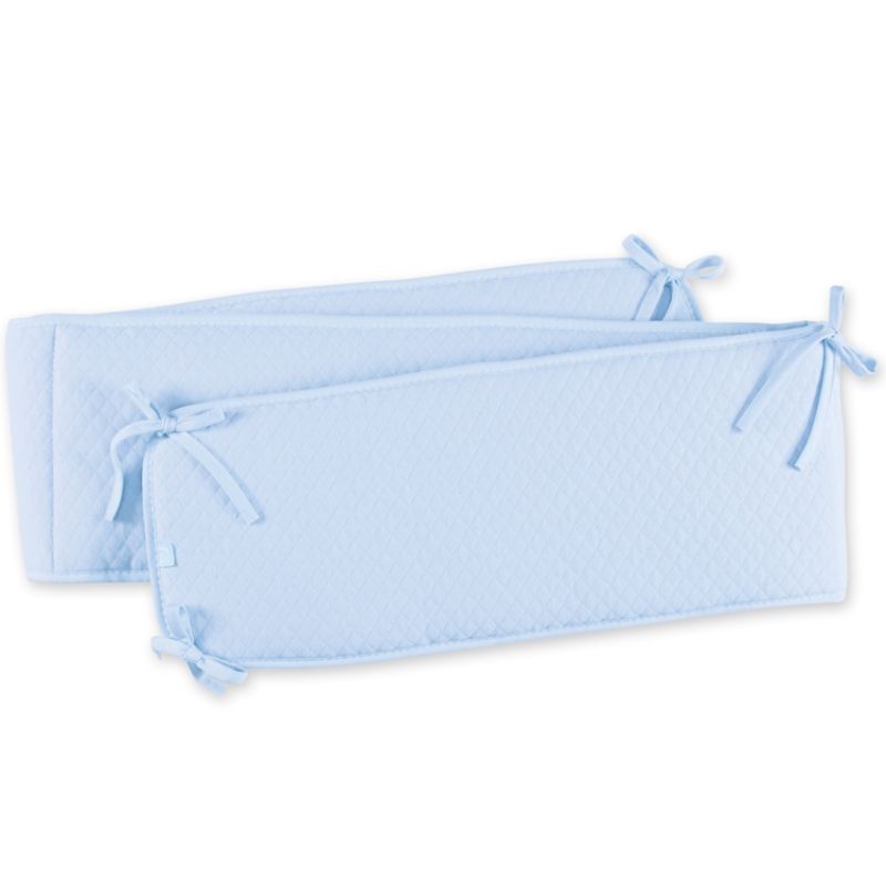 Tour de lit réversible Kilty bleu clair (20 x 180 cm) Bemini