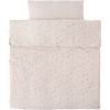 Housse couette en mousseline Bali, Moka & Snow (100x140 cm) - Reconditionné Noukie's Produit 1