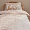 Housse couette en mousseline Bali, Moka & Snow (100x140 cm) - Reconditionné Noukie's Produit 5