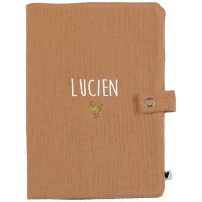 Protège carnet de santé Gaze Camel (personnalisable)