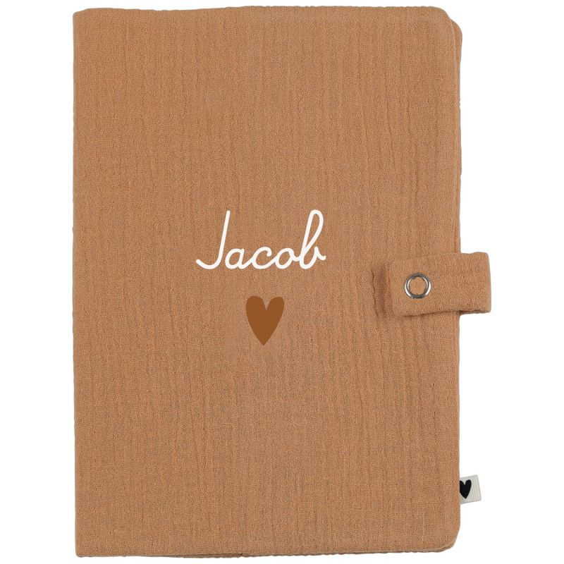 Protège carnet de santé Gaze Camel (personnalisable) Atelier Wagram Produit 2