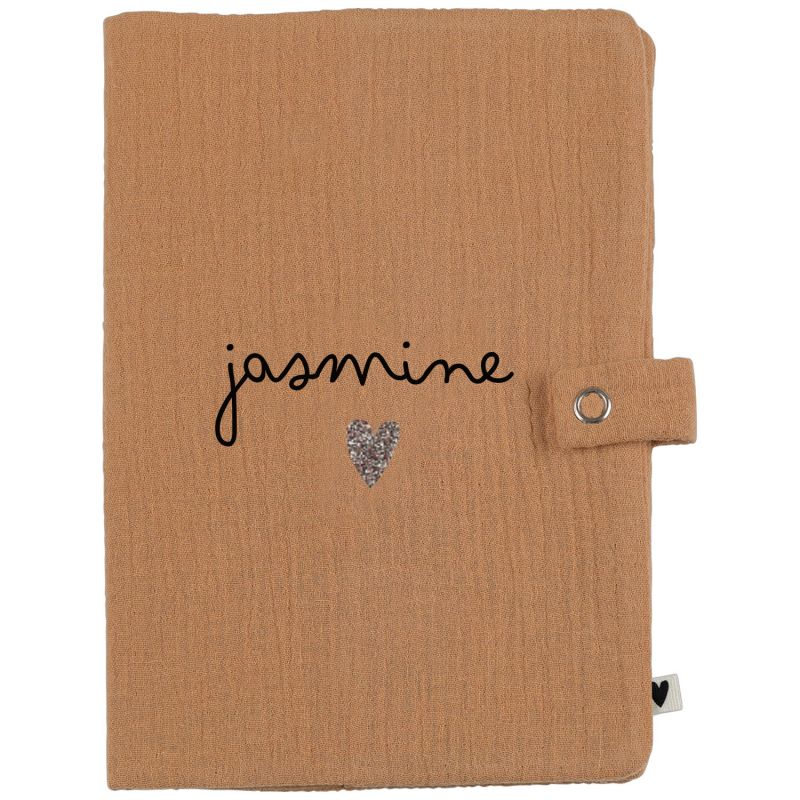 Protège carnet de santé Gaze Camel (personnalisable) Atelier Wagram Produit 3
