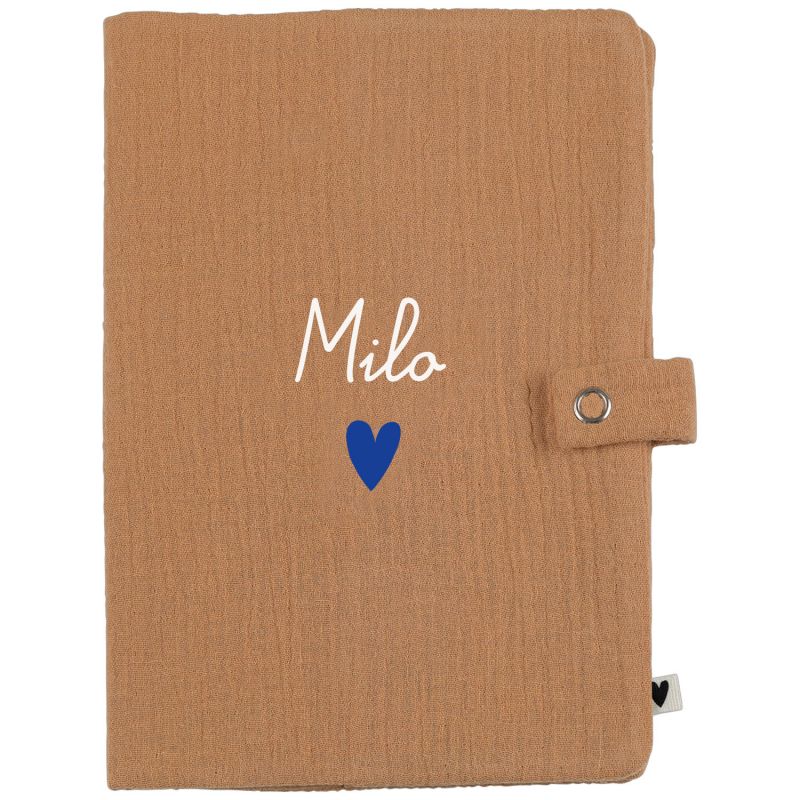Protège carnet de santé Gaze Camel (personnalisable) Atelier Wagram Produit 4