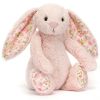 Peluche Bashful Lapin en fleurs Cerise (18 cm) - Jellycat