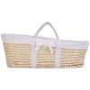 Couffin moïse naturel avec matelas et habillage jersey écru - Childhome