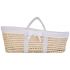 Couffin moïse naturel avec matelas et habillage jersey écru - Childhome