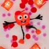 Personnage Sammy rouge et 2 cubes lumineux  par Glo Pals