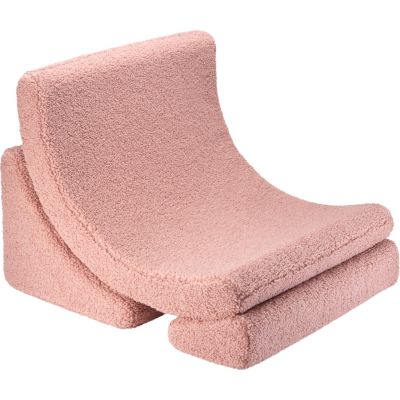 Fauteuil Moon Guava Pink molletonné  par Wigiwama