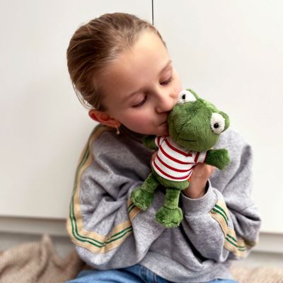 Grenouille Ozzy (15 cm assis)