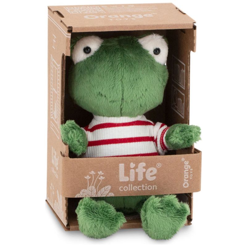 Grenouille Ozzy (15 cm assis) Orange Toys Packaging 8