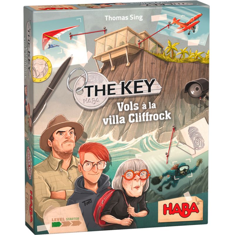 Jeu de société The Key - Vols à la villa Cliffrock Haba