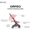 Poussette Ultra Compacte Orfeo 2026 châssis Black Candy Pink Cybex Produit 3