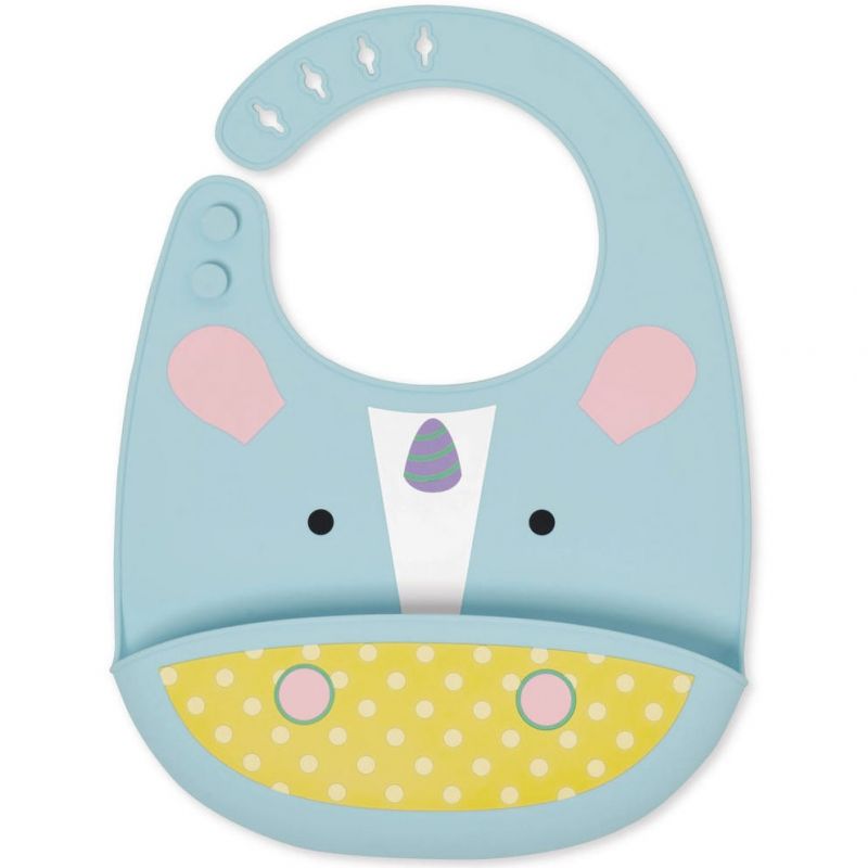 Bavoir Silicone Zoo licorne Skip Hop