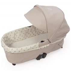 Housse de nacelle avec élastiques + Drap-housse pour nacelle Mimosa Vert