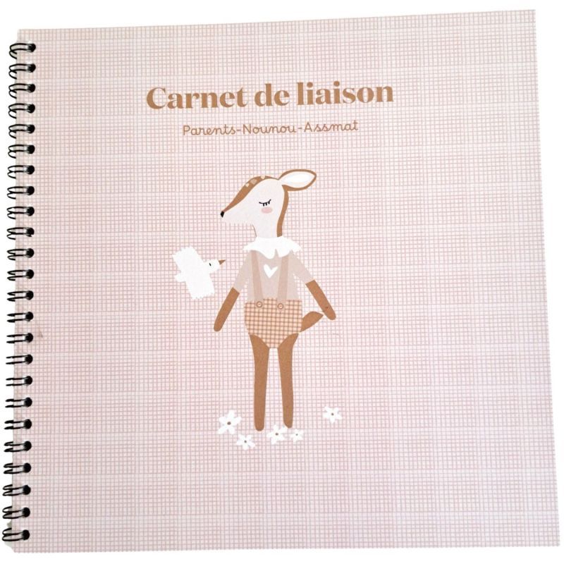 Carnet de liaison Faon liberty (54 pages) Charlie et Suzie Produit 1