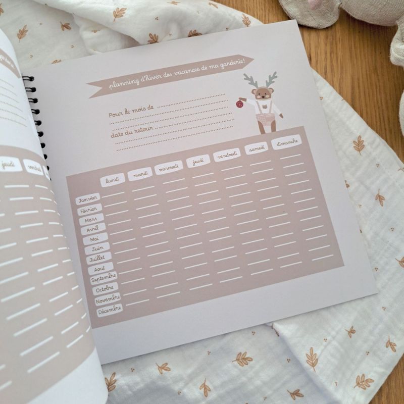 Carnet de liaison Faon liberty (54 pages) Charlie et Suzie Ambiance 3