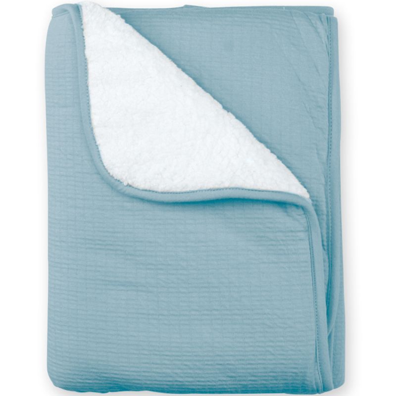 Couverture Pady chaude Cadum bleu minéral (75 x 100 cm) Bemini