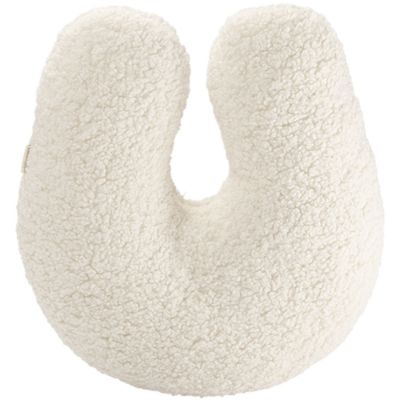 Coussin en U Cream White molletonné