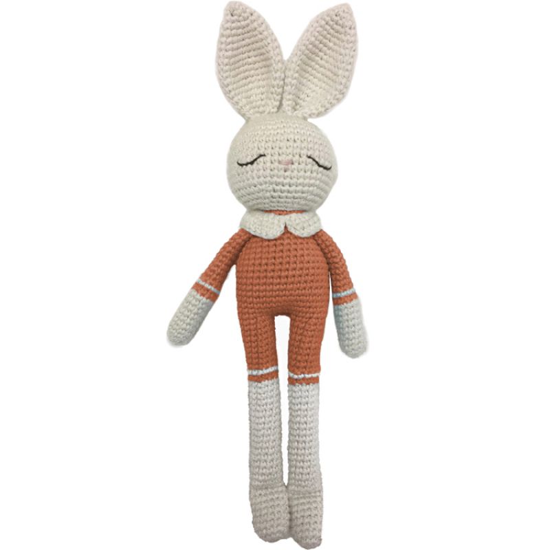 Peluche lapin terracotta (29 cm) Patti Oslo