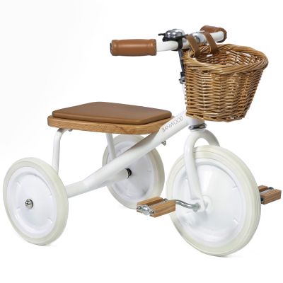 Tricycle Vintage blanc - Reconditionné Banwood