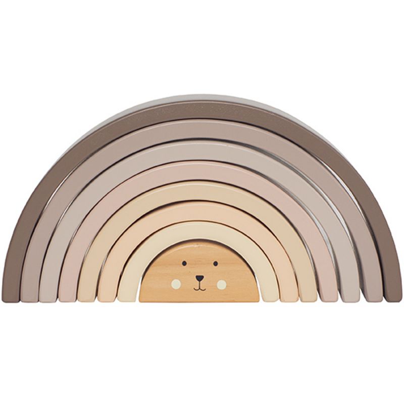 Arc en ciel en bois à empiler Jabadabado Produit 3