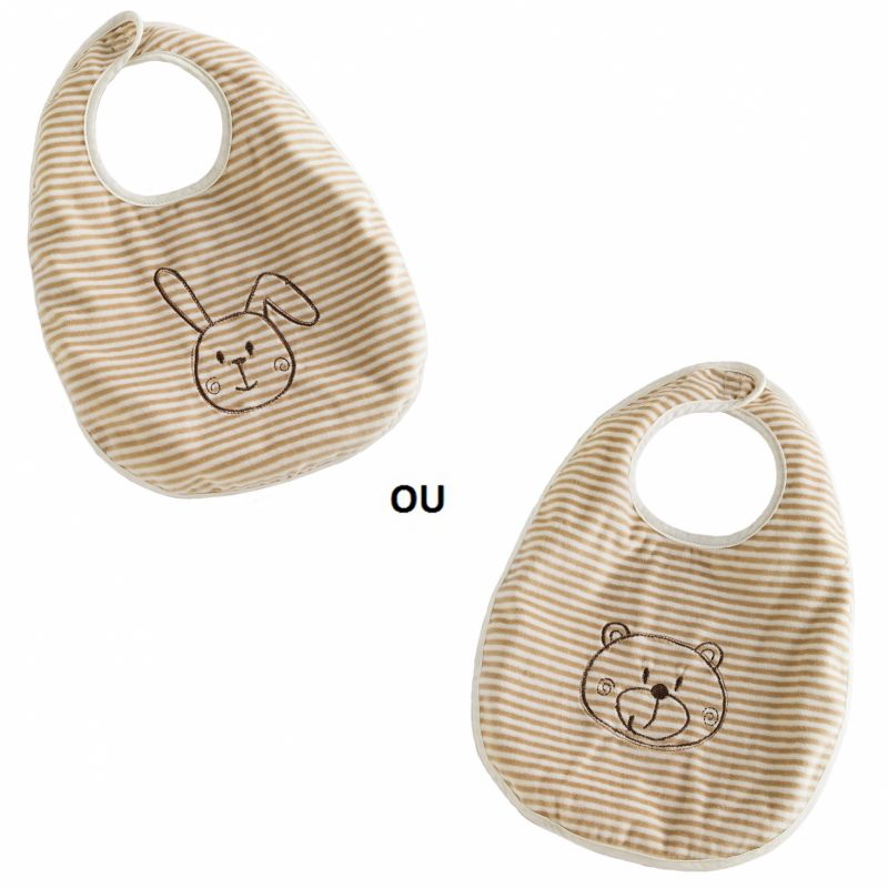 Bavoirs lapin ou ours Domiva
