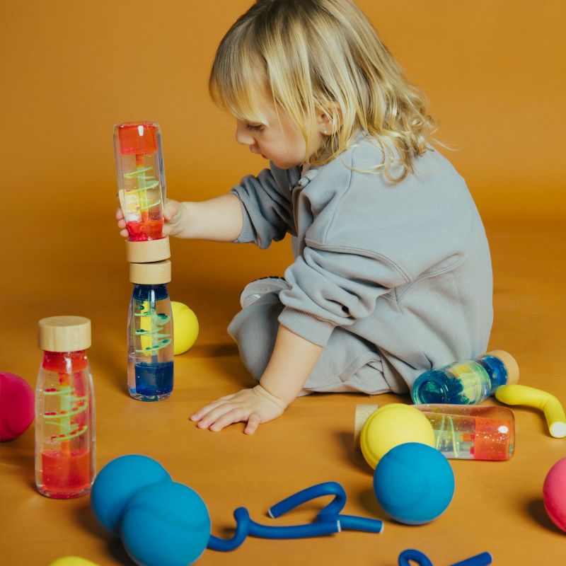 Bouteille sensorielle Move Spiral Blue Petit Boum Ambiance 8