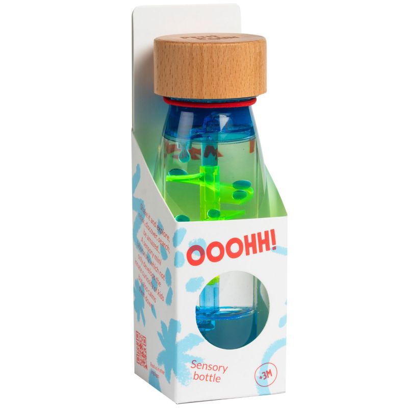 Bouteille sensorielle Move Spiral Blue Petit Boum Packaging 9