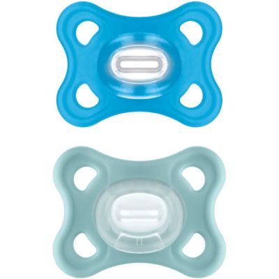 Lot de 2 sucettes Comfort en silicone Bleu (2-6 mois)