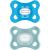 Variation Bleu du produit Lot de 2 sucettes Comfort en silicone Bleu (2-6 mois) de la marque MAM