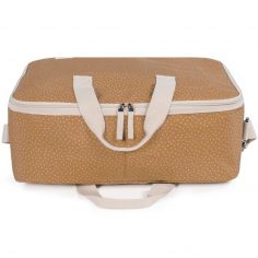 Valise de maternité à pois Poppy Cannelle