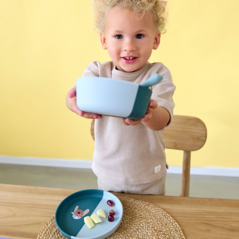 Assiette en silicone Tiny Team Chien Lässig Ambiance 7