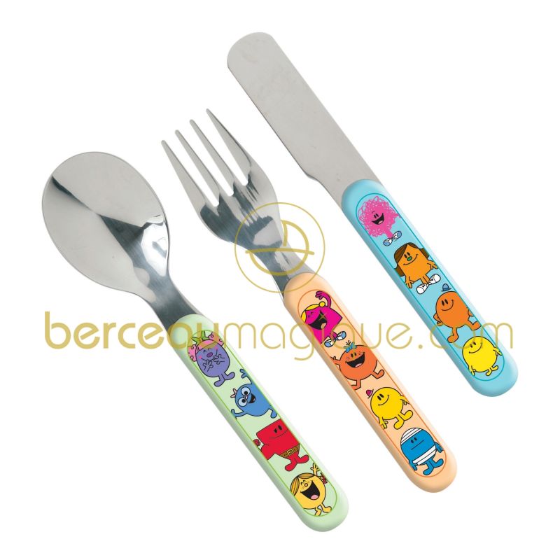 Set de 3 couverts Monsieur Madame Petit Jour Paris